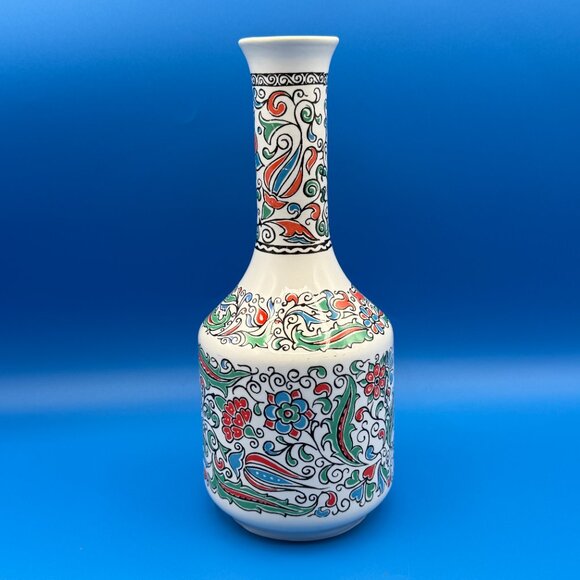 Vintage Metaxa Liquor Decanter Hand-Painted, Porcelain, Made in Greece, Used, wi - Picture 6 of 7